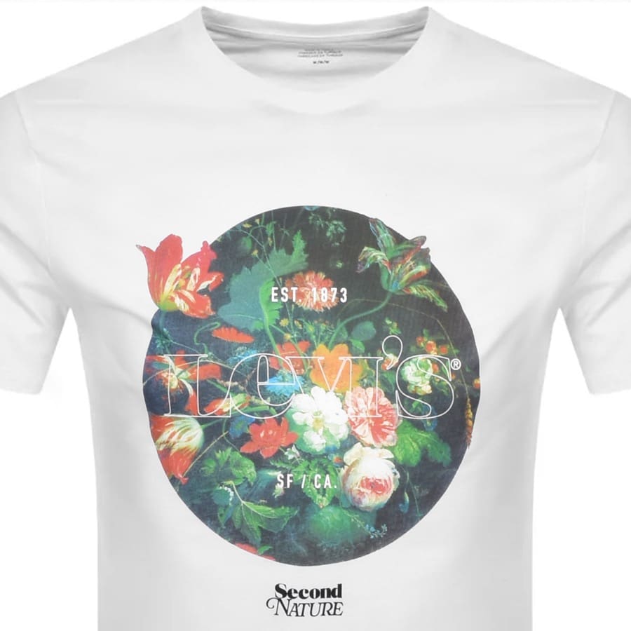 Alternative Image for ProductLevis Original Crew Neck Logo T Shirt White2